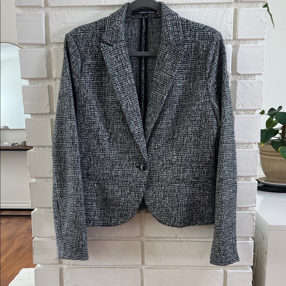 Amanda & Chelsea Black and White Blazer